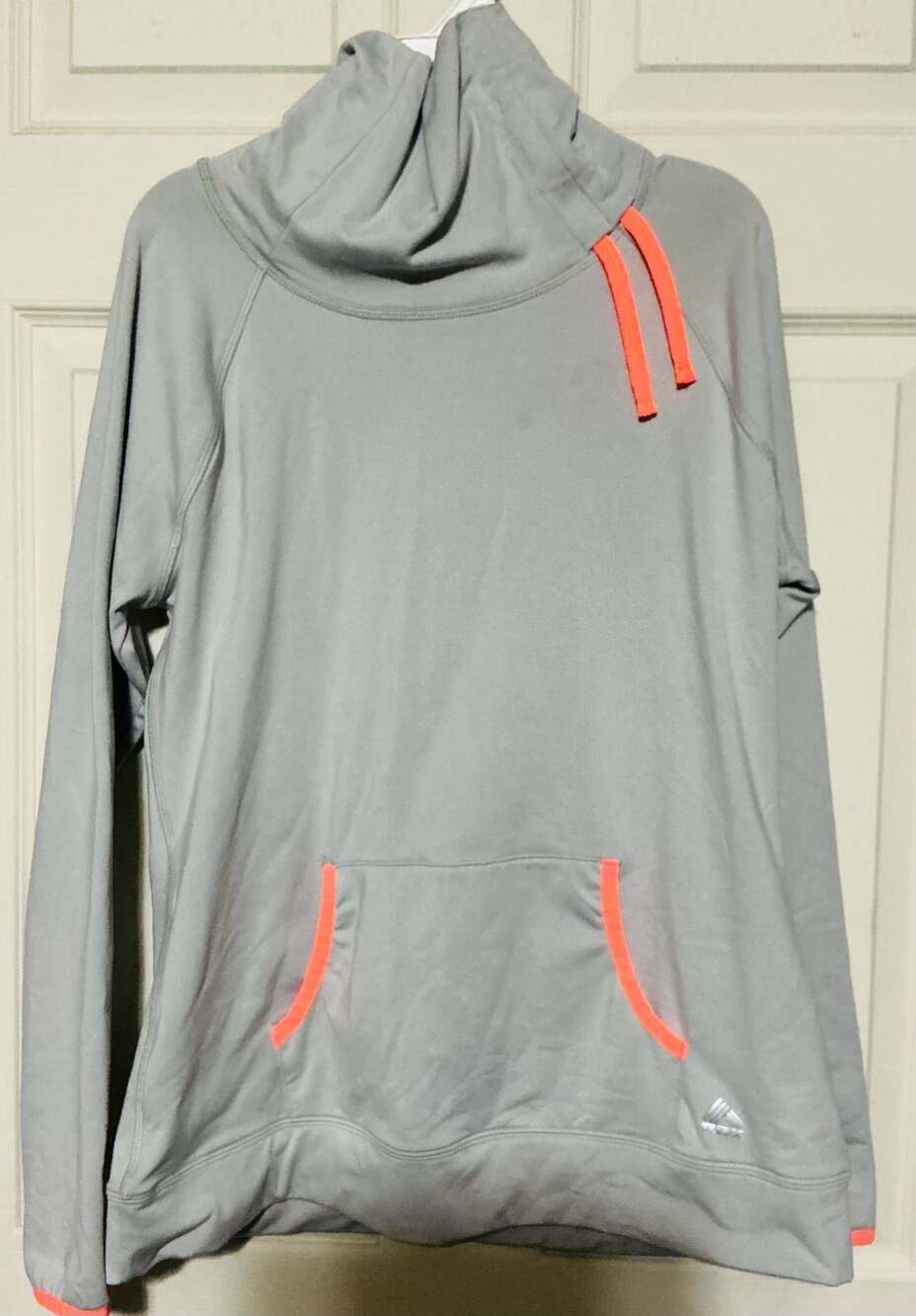 RBX Funnel Neck Sweatshirt Gray Hoodie
